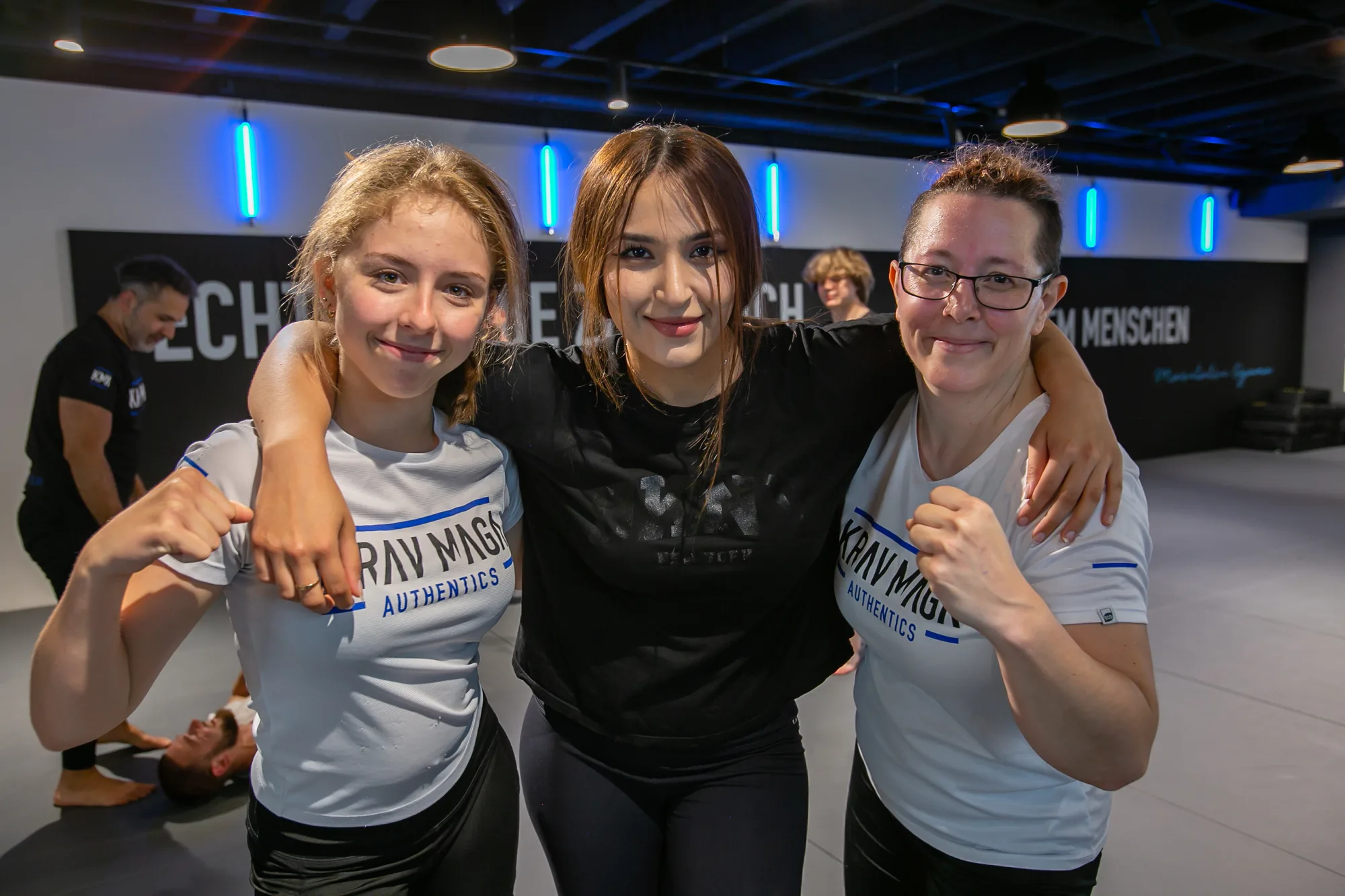 Krav Maga Frauentraining – Teilnehmerinnen nach dem Training
